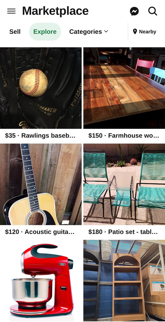 MyShuk marketplace feed